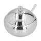 thumbnail image 1 of Olla de condimento de acero inoxidable, resistente, duradera, fácil de limpiar, caja de condimento redonda con cuchara, 1 of 8
