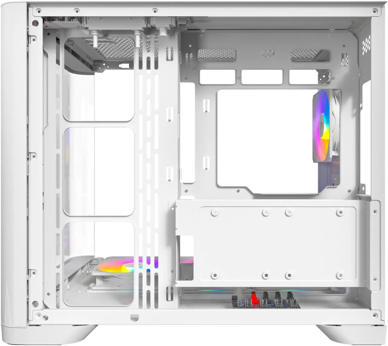 Antec C5 Curve ARGB, 4 x 120mm ARGB PWM Fans Included, Up to 10 Fans Simultaneously, Type-C 3.2 Gen 2 Port, Curved Tempered Glass Front & Side Panels, 360mm Radiator Support, Mid-Tower ATX PC Case