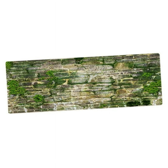 Washable Kitchen Floor Rug Non- Rug Runner Flannel Mat for Entrance/ Bedroom - Green 40x120cm