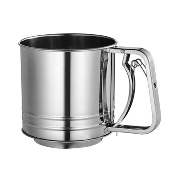 AUTCARIBLE Flour Sifter Stainless Steel Large Flour Sugar Powder Sieve Baking Supplies Walmart