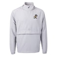 thumbnail image 2 of Men's Cutter & Buck  Gray ETSU Buccaneers Vault Charter Eco Recycled Half-Zip Anorak Jacket, 2 of 3