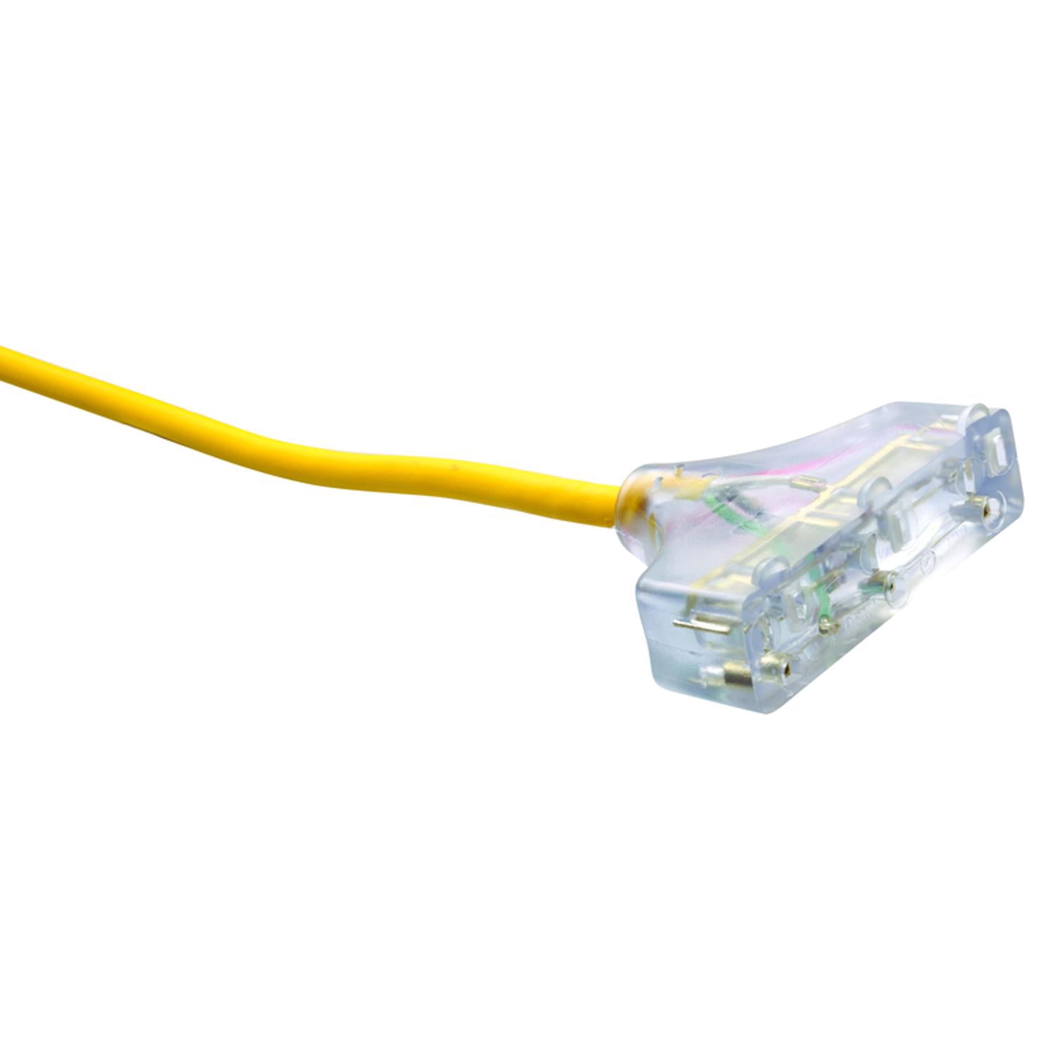 Southwire Cold Weather 3 Outlet Extension Cord 50' 12/3