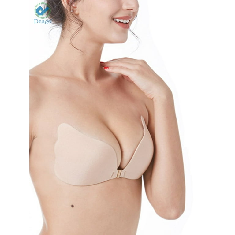 Artemis ecru strapless bras single transparent empty cup back
