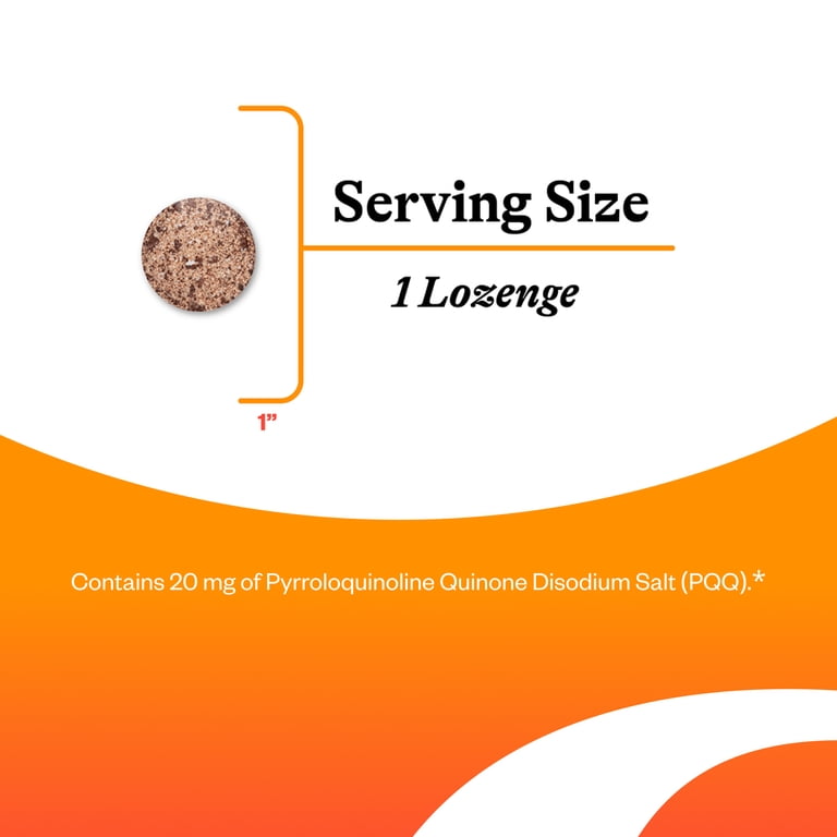 Seeking Health PQQ Lozenge, Dietary Supplement, 20 mg, Cherry Flavor, 30 Lozenges