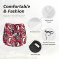 thumbnail image 4 of Salouo Rooster Head Print Women's 2 in 1 Running Shorts Double-Layer Shorts Athletic Workout Gym Yoga Shorts Running Shorts for Women-XX-Large, 4 of 7