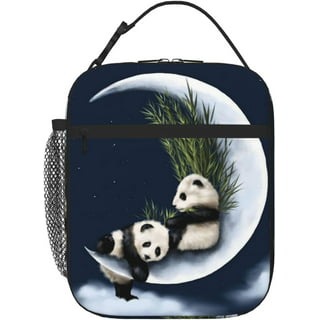 Portable Insulated Lunch Container With Bag, Kawaii Panda Thermal