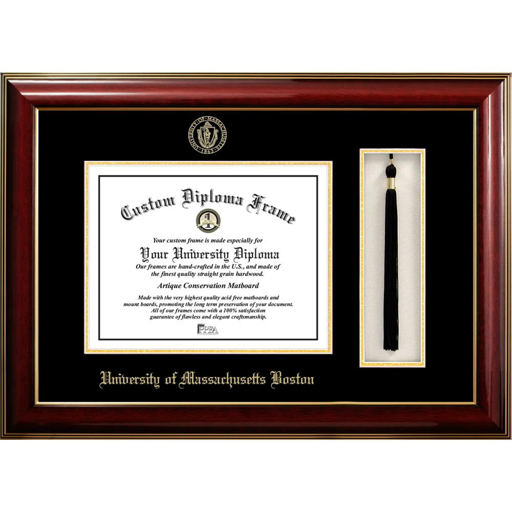OCM Diploma Frame University of Massachusetts Boston Displays
