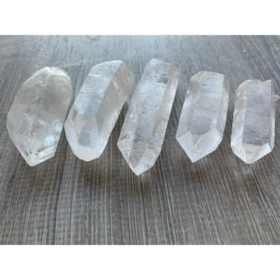 WHOLESALE Clear Quartz Points, Natural Clear Quartz Points, Clear Quartz Points Healing Crystals (Clear Quartz Points, 0.25 Pound)