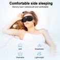 thumbnail image 4 of Sleep Headphones, Sleep Mask with Headphones Bluetooth 5.3 with HD Stereo Speakers for Side Sleepers, Zero Eye Pressure, Adjustable 3D Sleep Eye Mask for Airplane/Travel/Meditation/Nap, 4 of 6
