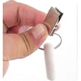 thumbnail image 3 of 12 piezas de pesas para manteles, pesas para manteles de mármol y piedra para interiores y exteriores, colgador de mantel resistente en forma de lágrima con clips de metal para pati, 3 of 5