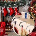 thumbnail image 4 of La decoración de los calcetines navideños farfi aumenta la atmósfera sin estampar y la superficie lisa es fácil de colgar. los calcetines son sólidos y resistentes a la deformación de la chimenea, 4 of 5
