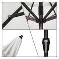 thumbnail image 3 of California Umbrella  9 ft. Casa Series Patio Bronze Auto Tilt Crank Lift - Pacifica Blue Fabric, 3 of 3
