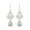 Silver, variant on 7x5 MM Pear Shape Opal 925 Sterling Silver Rose Vermeil Filigree Dangle Drop Mother's Day Gift Women Earring