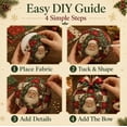 thumbnail image 4 of New Christmas Classics Patchwork Ornament DIY Kit Santa Claus Traditional Quilted Bauble Making Set For Festive Home Decor & Grandmother Gift Idea (Nutcracker), 4 of 7