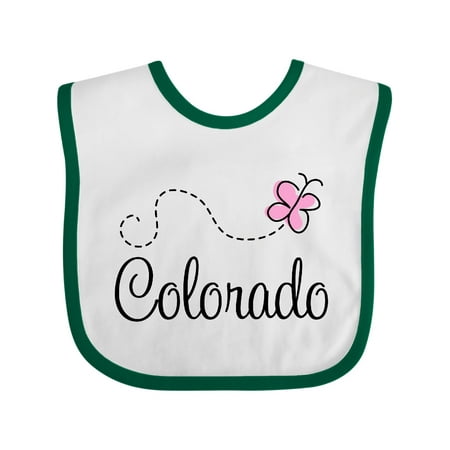 

Inktastic Butterfly Colorado Gift Baby Girl Bib