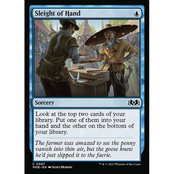 MtG Wilds of Eldraine Common Sleight of Hand #67