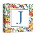 thumbnail image 2 of Creative Products Wildflower Monogram - J 12x12 Canvas Wall Art, 2 of 4