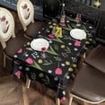 thumbnail image 2 of Pioneer Flower Floral Print Pattern Rectangle Tablecloth 60"x120", Waterproof Polyester Table Cloth, Wipeable Spillproof for Dining Camping Indoor Outdoor, 2 of 6