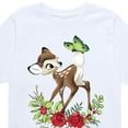 thumbnail image 3 of Disney Bambi - Christmas - Botanical Butterfly - Toddler & Youth Short Sleeve Graphic T-Shirt, 3 of 5