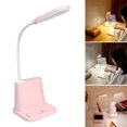 thumbnail image 2 of CAROOTU Multifunctional Table Lamp with Pen Holder DC5V USB Rechargeable Touch Light with Phone Stand for, 2 of 6