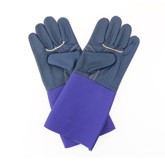 Flame Retardant Safety Gloves, Grain Leather, Freesize, Cut Resistant, Heat Insulated, Fire Resistant, Wear Resistant, Non Slip, Temperature Resistant, Welding, Hardware Processing