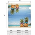 thumbnail image 4 of Attractive Pineapples Summer Beach Mailbox Cover Magnetic Waterproof Mailbox Wraps Post Letter Box Decor 25.5x21 in, 4 of 6