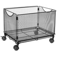 thumbnail image 1 of Scranton & Co Steel Mesh Black Mobile File Cube Rectangular 13.5" W x 16.75" D x 13" H, 1 of 3