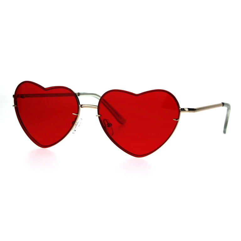 Acrylic Wall Art - Red Heart Glasses (LED) - Crown Office Supplies