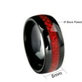 thumbnail image 4 of Black Matching Rings His and Her Rings Couple Rings 1ct CZ Wedding Ring Sets Men Wedding Band, 4 of 7