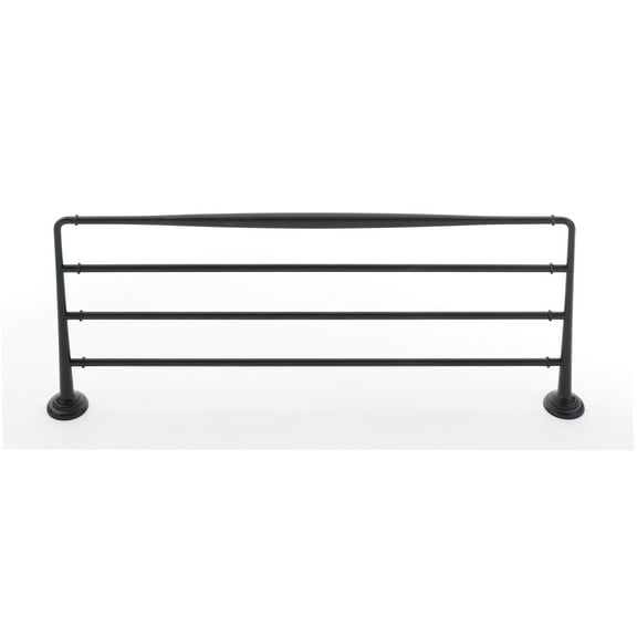 Alno A6726-24 Charlie's 24" Wide 4 Rod Solid Brass Bathroom Towel Rack Shelf - Bronze