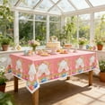 thumbnail image 5 of Tarmeek Easter Tablecloth 72x54 Inch, Waterproof Plastic Table Cover for Easter Dinner, Rectangular Easter Decor Tablecloth for Easter Gathering and Family Dinner Easter Decorations, 5 of 7