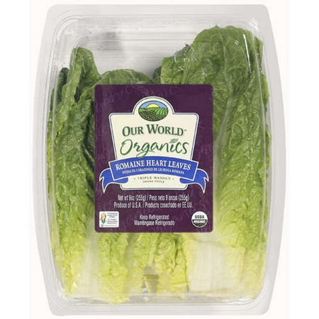 Our World Organics: Romaine Heart Leaves, 5 oz