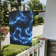 thumbnail image 5 of Wukai Blue Lightning Garden Flags Double Sided Welcome Garden Yard House Flags Outside Outdoor House (Only Flag), 5 of 8