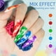 thumbnail image 2 of Esmalte de uñas MIZHSE Marble, 12 unidades, Blooming Gel, dorado, azul y morado, 2 of 7
