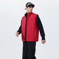 thumbnail image 4 of Youthup Men's Quilted Vest with Stand Collar - Wind-Resistant Thickened Sleeveless Jacket for Business Casual & Commuting, 4 of 13