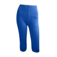 thumbnail image 5 of HAJWOH Capri Leggings for Women Tummy Control Knee Length Cropped Pants Casual Cutout Yoga Short Lounge Pajams, 5 of 6