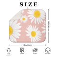 thumbnail image 4 of Daisy Flower Dish Drying Mat for Kitchen Microfiber Drainer Pad Foldable Absorbent Dish Rack Mat Spring Summer Decor 16x18 Inch, 4 of 7