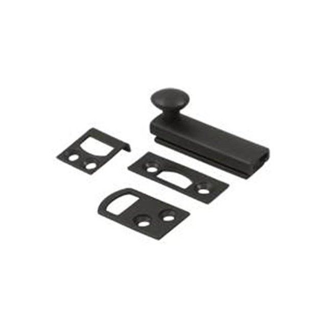 Boulon de Surface Robuste de 2 Po avec Vis Dissimulée&44; Bronze Frotté à l'Huile - Solide