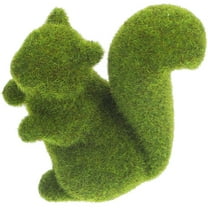 3 PCS Frog Rust Decoration Garden Squirrel Ornament Animal Statue