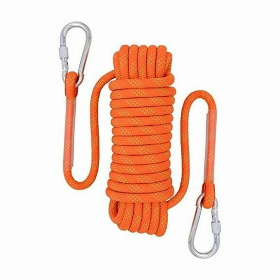 10M Safety Rope Nylon Braided Safety Rope Anti-tear Mountaineering Rescue Rope,10mm Diameter Rope for Hiking