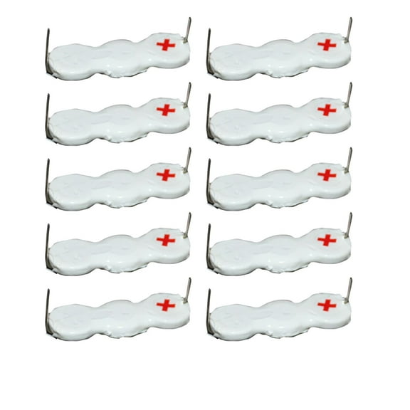 10pc 3V 15mAh NiMH PLC Backup Battery Compatible with
