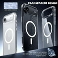 thumbnail image 3 of DIDADI Magnetic Case for iPhone 17 Air MagSafe Shockproof Heavy Duty Phone Bumper Cover, Clear, 3 of 7