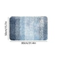 thumbnail image 3 of Bathroom Rugs and Mats Clearance Rvasteizo Living Room Bedroom Flocking Carpet Rug Bathroom Absorbent Non Slip Mats Kitchen Foot Mats Machine Wash Bathroom Rugs for Bedroom Bath Tub And Shower, Blue, 3 of 5