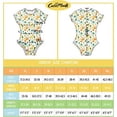 thumbnail image 3 of CutiePlusU Cotton Button Crotch Adult Onesie Romper Bodysuit Pajamas- Cartoon Giraffe Print Yellow XS, 3 of 5