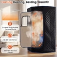 thumbnail image 2 of Gymax 3L Portable Steam Sauna Fast-Heat Pentagon Large-Size Sauna Box Remote Control Black, 2 of 10