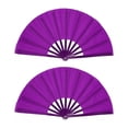 thumbnail image 1 of Pack 2 Abanico Grande Pericón Truena Al Abrir Muchos Colores Morado, 1 of 1