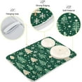 thumbnail image 4 of Christmas Trees Dish Drying Mat for Kitchen Counter, Super Absorbent Reversible Dish Drainer Rack Pad Coffee Bar Mat, 18 x 24 inch, 4 of 7
