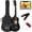 Black, variant on Best Choice Products Walmart Exclusive 30in Kids Acoustic Guitar Beginner Starter Kit w/ Strap, Case, Strings - Walmart Black