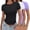 Purple, variant on BILIKEYU 3PC 3PC Women's Y2K Crop Tops, Aesthetic Going Out Shirts Short Sleeve Slim Fit Hollow Knot Tee Summer Trendy Y2K Clothes for Teen Girls Tween Streetwear Fashion 2026, Coffee