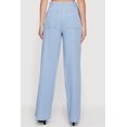 thumbnail image 4 of Women's High Waisted Wide Leg Chambray Pants, 4 of 4